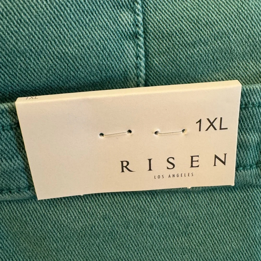 Women's Green Flare & Wide Leg Jeans by Risen - Picture 5 of 7